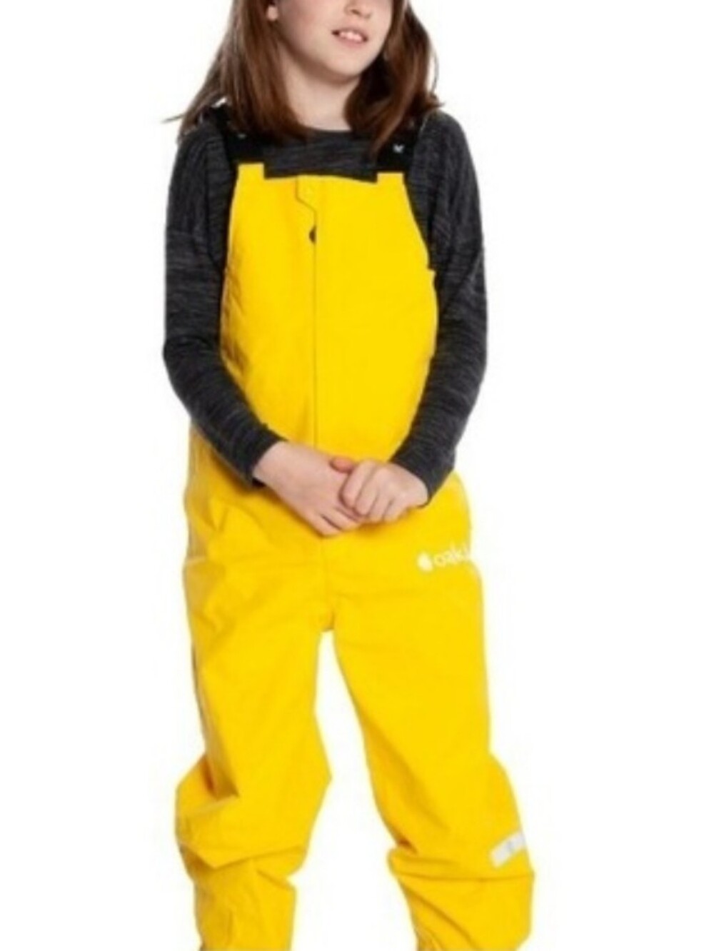 OAKI Rain Bib Yellow Waterproof Overall sundance Kids size 4/5 Adjustable bib